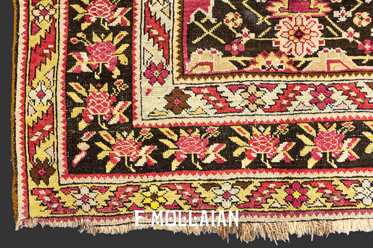 Antique Very Long Karabakh (Qarabağ) Kalle Size All-Over Caucasian Carpet n°:20028823